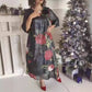 👗[S-4XL]🌸2025 Új 3D-s rövid ujjú ruha, háromdimenziós szabás