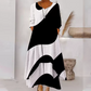 🎁[S-3XL]💖Női divat nyomtatott, laza szabású maxi ruha🍀