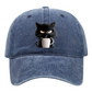 Cuki fekete macska vintage baseball sapka
