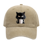 Cuki fekete macska vintage baseball sapka