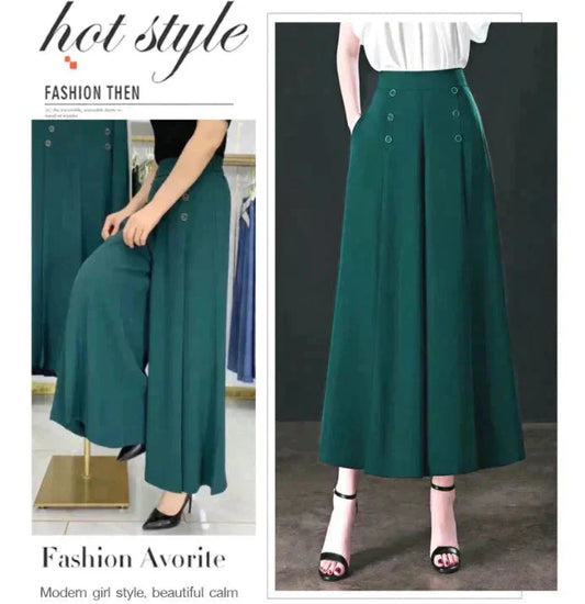 🍀[M-4XL]🔥2025-FORRÓ ELADÁS🎁Pleated széles lábú nadrág