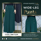 🍀[M-4XL]🔥2025-FORRÓ ELADÁS🎁Pleated széles lábú nadrág