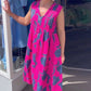 🌸[S-3XL]🌿Női ujjatlan nyomtatott Maxi ruha