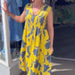 🌸[S-3XL]🌿Női ujjatlan nyomtatott Maxi ruha