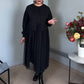 💃🖤👑[S-4XL]💎Női alkalmi hosszú ujjú hálós ruha🌹