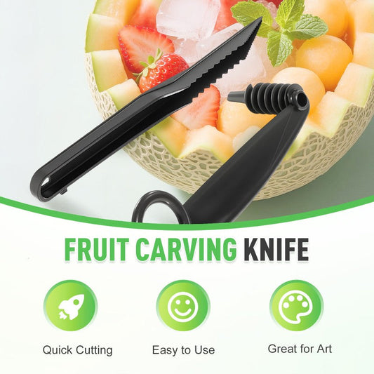 🥔🍴Spirálkés és V alakú vágókések gyümölcsdíszítéshez