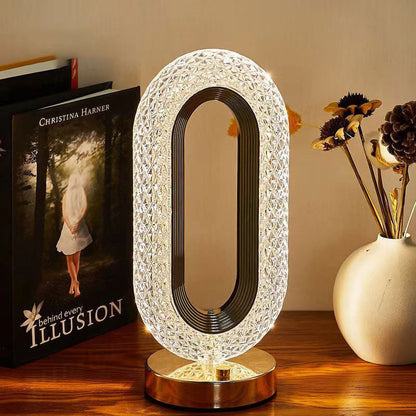 ✨ Újratölthető luxus kristály LED éjszakai lámpa