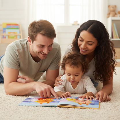 🚫😤 A baba nem szereti a könyveket? Interaktív tologatós könyvek, amelyek kalanddá teszik az olvasást