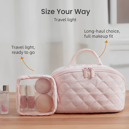 💜Utolsó nap Eladó - 50% kedvezmény💜Large-Capacity Portable Cosmetic Bag