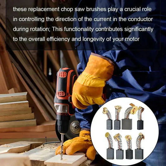 🔧⚡ Kiváló minőségű szén anyagú szénkefék! Kiváló vezetőképesség, sima motorindítás és alacsony zajszint.