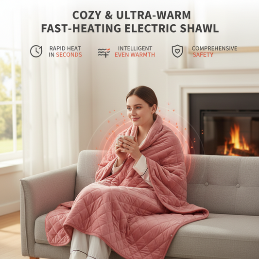 🧣✨ 60 másodperces gyors melegítésű USB elektromos kendő! Háromfokozatú hőmérsékletszabályozás, otthoni és irodai melegség Isten fegyvere!