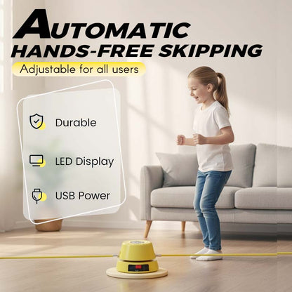 🪀Intelligens kéz nélküli kötélugró!🏃 10 sebesség az egész családnak!