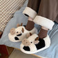 🐄 Tehén modell plüss meleg papucs! 🧦 puha és lélegző, őszi és téli otthoni lépcsőzés szar érzés