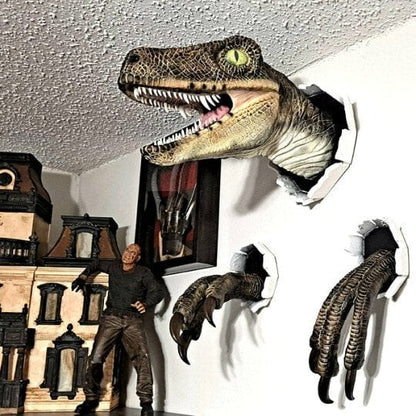 🦕3D dinoszaurusz fali dekoráció
