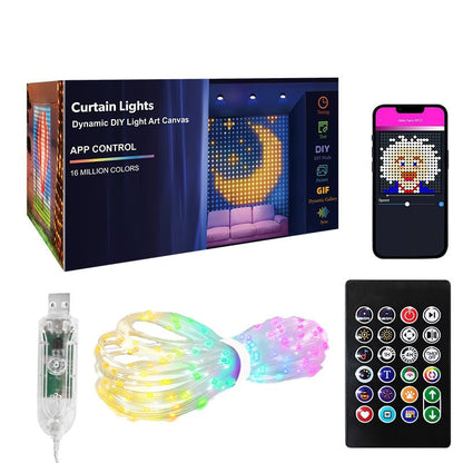 🌟Vízálló LED függönyfüzér