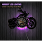 Retro motorkerékpár vinil lemez falióra