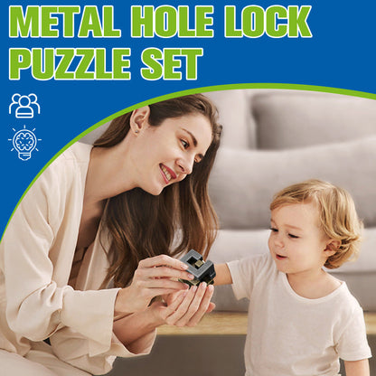 Agytorna ötvözet puzzle játékok szett