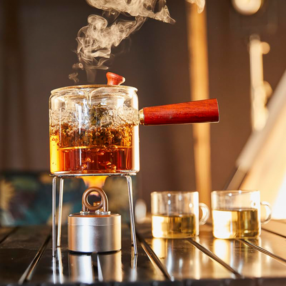 DIY kültéri hordozható alkoholégő készlet