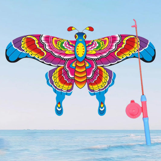 🦜🪁Innovatív horgászbot-sárkányok✨✨Könnyen irányítható, végtelen szabadtéri szórakozás a gyerekeknek!