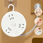 ✨🔥Behúzható elosztó dugaszolóaljzat akasztóval és USB-portokkal🔌