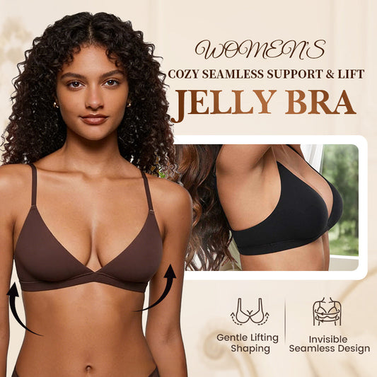 🔥Vegyél 1-et, kapsz 1-et ingyen💗Női Wire-Free Jelly Support Triangle Bralette háromszög alakú melltartó