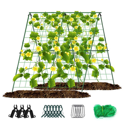 👨‍🌾🌱 A-keretes Kerti Rács Mászó Növények Számára 🍇🥒
