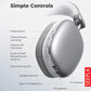 🎧Vezeték nélküli Bluetooth fejhallgató – mély basszus, 20 óra lejátszási idő és kényelmes illeszkedés 🔋