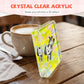 💜Átlátszó akril DIY hűtőmágnes készlet
