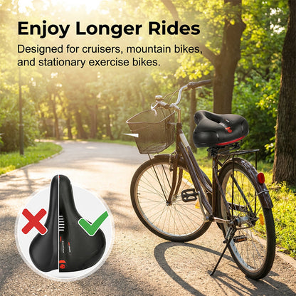 🚲Ergonómikus, lélegző kerékpárnyereg memóriahabbal