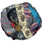 Színes, patchwork stílusú len sapka
