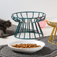 💖 Emelt kerámia macskatál vaskos állvánnyal – Kíméletes nyaknak és könnyen tisztítható 🐱🥣