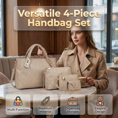 ✨👜Női sokoldalú 4 darabos táskakészlet 👗