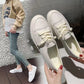 👞 Női alkalmi csúszásmentes PU bőr cipő – kényelmes, slip-on – Utánvét ✨