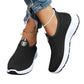 👟 Női légáteresztő slip-on kényelmi cipők
