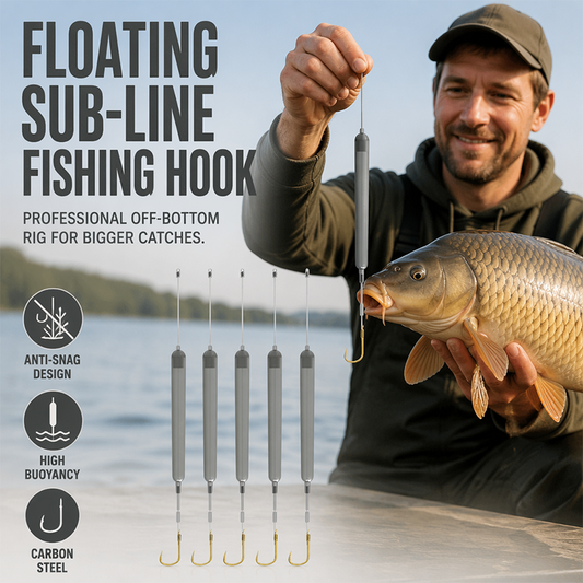 🎣 Fenék felett lebegő horgok – 🌊 Célzott, akadásmentes horgászat és maximális kapásbiztonság 🐟✨