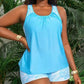🏊 Női Plus Size Tankini Fürdőruha