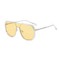 🕶️ Unisex Oversized Négyzet Egyrészes Napszemüveg