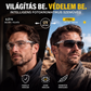 🏍️🕶️ 50% KEDVEZMÉNY! Stílusos motoros védőszemüveg nappalra és éjszakára – UV400-as védelem, polarizált és sárga éjszakai lencsével – Tökéletesen illeszkedik a sisak alá ✨