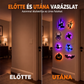 🎃👻 Halloween sötétben világító fali matricák 🌙