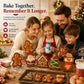 🎄 Karácsonyi mini piteformák – Süteményformák Mikulás, mézeskalács és rénszarvas mintákkal, ünnepi sütéshez✨
