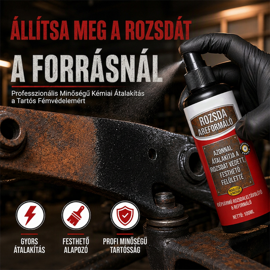 🚗1+1 ingyen🛡️ Autórozsda-átalakító spray – átalakítja a rozsdát, tartós védelmet ad ✨