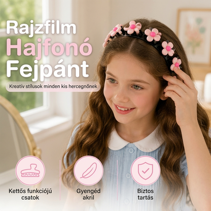 🎀✨1+2 INGYEN! Aranyos fonott hajcsat kislányok számára – könnyen rögzíthető, tartós viselet