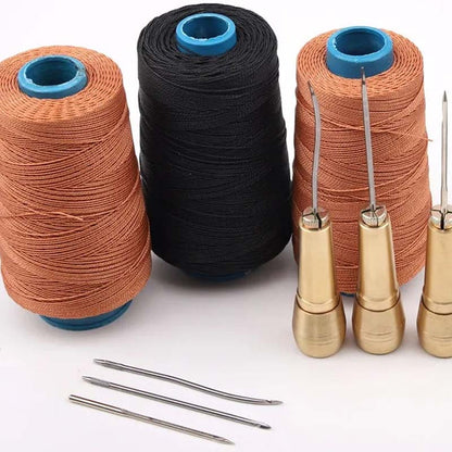 🧵50% kedvezmény ✨ Erős varrószál réz fogantyús tűkészlettel – Praktikus készlet minden varráshoz✨