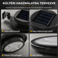 🏡💡 Kültéri vízálló napelemes LED eresz- és fali lámpák🌞 ✨