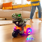 🦖 Elektromos dinoszaurusz háromkerekű játék kisgyerekeknek – Szórakoztató és könnyen kezelhető🛺