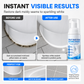 🎁1+1 ingyen🚽✨ WC alapzat körüli rés tisztító – Könnyű tisztítás, erős súrolás nélkül otthoni fürdőszobához