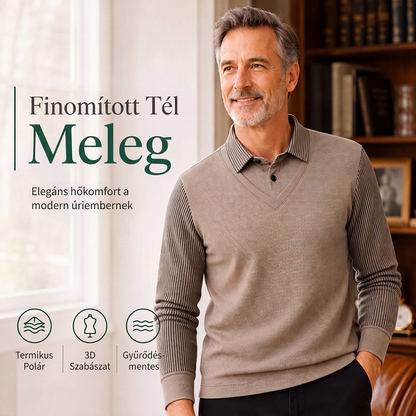 🧥 Hosszú ujjú gyapjúpulóver – Puha, meleg és elegáns, tökéletes őszi és téli viselet✨