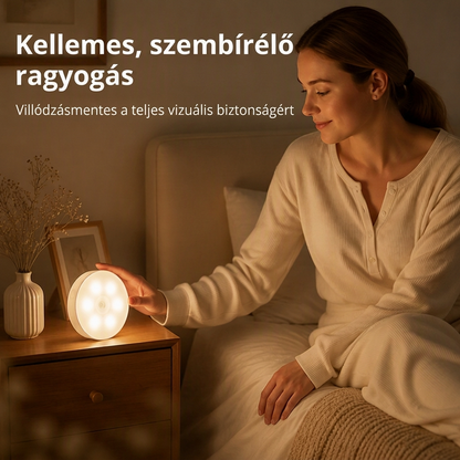 🧲 Mágneses vezeték nélküli mozgásérzékelős LED éjjeli fény – Könnyen felszerelhető, energiatakarékos otthonra✨