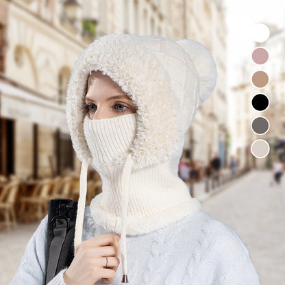 🧢 Női 3 az 1-ben téli balaklava – Puha, meleg, sokoldalú viselet hűvös és havas napokra✨