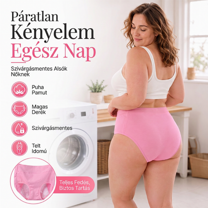 👙 Női nagyméretű menstruációs bugyik – Puha, kényelmes, megbízható védelem, nagyobb testalkatú hölgyek számára✨